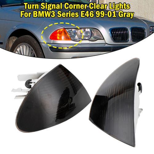Turn Signal Corner Corner Clear Lights For BMW 3 Series E46 99-01 Gray T7, US $47.84, image 15