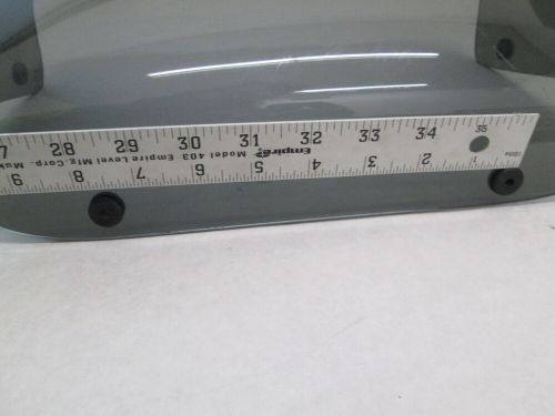 Plastic boat windshield single council bubble plexiglass 15 wide 7.5 inch tall