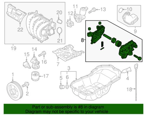 Genuine Mazda Oil Pump PE01-14-100A, US $279.76, image 4