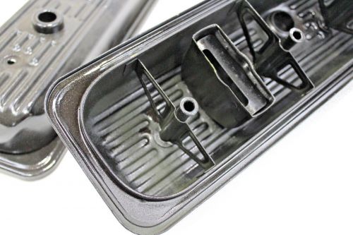 MerCruiser V6 4.3 Cylinder Early Vortec Head Rocker Valve Covers Pair Steel, US $61.49, image 7