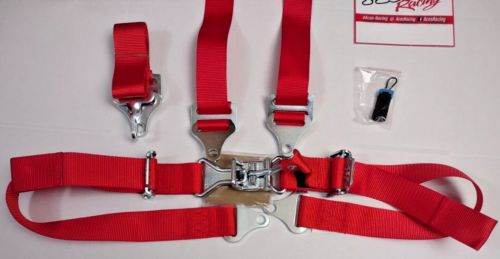Aces Racing 5 Point Harness With 2 Inch Padding E4 Certified (Red), US $38.00, image 11