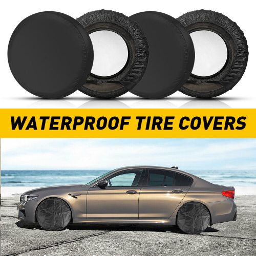 4X 27"-29" Waterproof Wheel Tire Covers Sun Protector Truck Car RV Trailer SUV, US $20.99, image 4