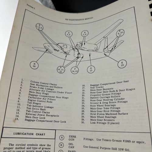 ✈️ 1959 AERO COMMANDER MAINTENANCE MANUAL MODEL 500, US $225.00, image 2
