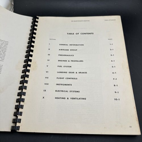 ✈️ 1959 AERO COMMANDER MAINTENANCE MANUAL MODEL 500, US $225.00, image 12