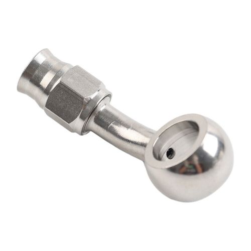 Stainless Steel 10.2mm 3/8 Eye Banjo Hose Ends AN-3 48 Degree Brake Motorcycle, AU $22.48, image 3