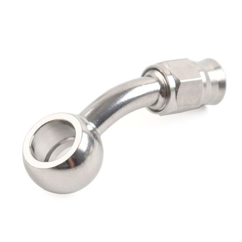 Stainless Steel 10.2mm 3/8 Eye Banjo Hose Ends AN-3 48 Degree Brake Motorcycle, AU $22.48, image 4