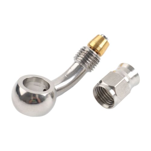 Stainless Steel 10.2mm 3/8 Eye Banjo Hose Ends AN-3 48 Degree Brake Motorcycle, AU $22.48, image 7