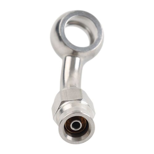 Stainless Steel 10.2mm 3/8 Eye Banjo Hose Ends AN-3 48 Degree Brake Motorcycle, AU $22.48, image 9