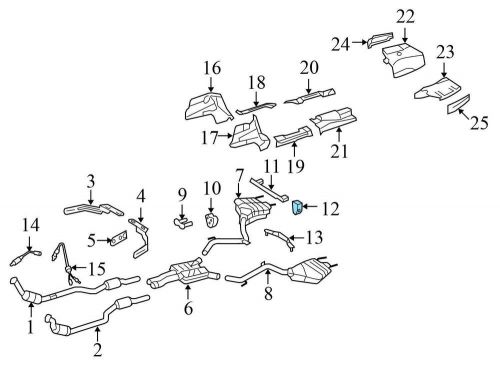 1997-2000 MERCEDES-BENZ C230 - Muffler / Exhaust Rubber Mount 2024920344, US $9.99, image 2