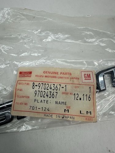 1990-1993 geo "storm" side door emblem badge symbol logo sign 90 91 92 93 new