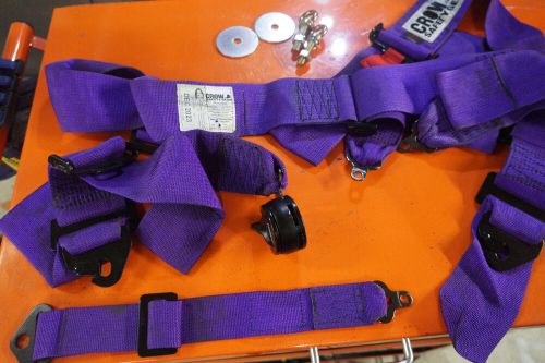 Purple Crow 5-Point SFI 16.1 Cam-Lock 3" Harness with Pull-Up style Lap Belts., US $75.00, image 2