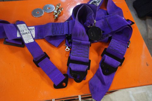 Purple Crow 5-Point SFI 16.1 Cam-Lock 3" Harness with Pull-Up style Lap Belts., US $75.00, image 3