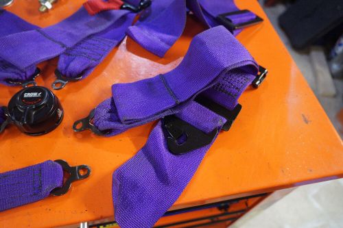 Purple Crow 5-Point SFI 16.1 Cam-Lock 3" Harness with Pull-Up style Lap Belts., US $75.00, image 6