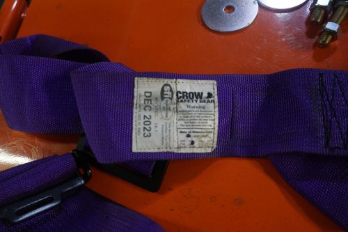Purple Crow 5-Point SFI 16.1 Cam-Lock 3" Harness with Pull-Up style Lap Belts., US $75.00, image 8