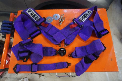 Purple Crow 5-Point SFI 16.1 Cam-Lock 3" Harness with Pull-Up style Lap Belts., US $75.00, image 10