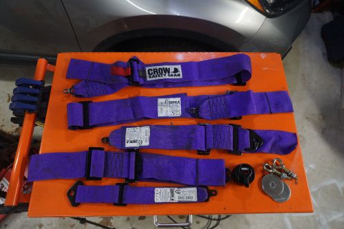 Purple Crow 5-Point SFI 16.1 Cam-Lock 3" Harness with Pull-Up style Lap Belts., US $75.00, image 11