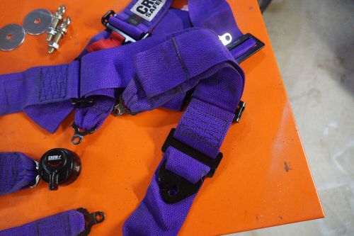 Purple Crow 5-Point SFI 16.1 Cam-Lock 3" Harness with Pull-Up style Lap Belts., US $75.00, image 12