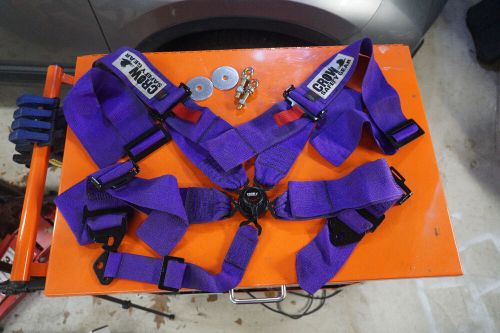 Purple Crow 5-Point SFI 16.1 Cam-Lock 3" Harness with Pull-Up style Lap Belts., US $75.00, image 14