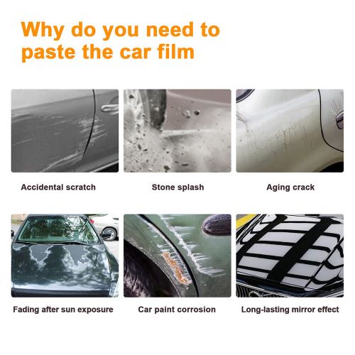 Front bumper precut paint protection film for volvo s90 inscription 2017-2020