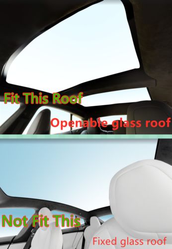 Upgrade Window Glass Roof Sunshade Window Shade Sunroof Net For Tesla Model S, US $24.99, image 13