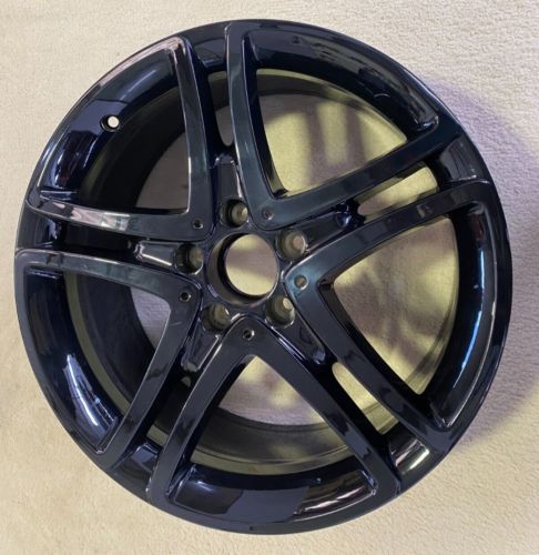 MERCEDES S CLASS W222 18"x8.0J ET41 BLACK ALLOY WHEEL RIM A2224011900 *15D-6, US $, image 6