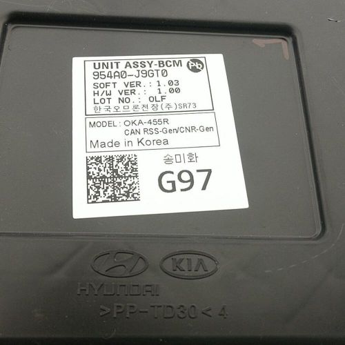 2020 KONA BCM ECU 95400J9GT0, US $90.99, image 2