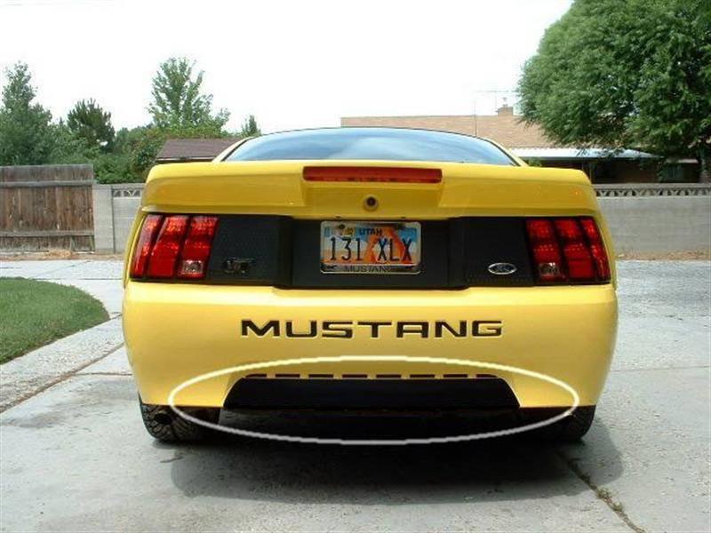 99-04 ford mustang roush style bumper insert cobra, ford racing, ponies, mach 1