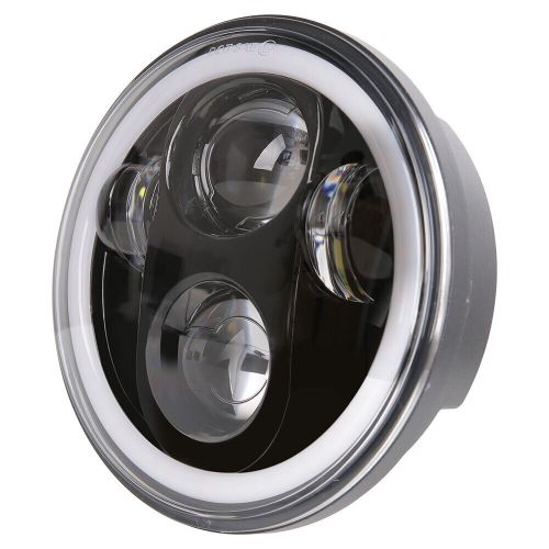 4PCS 5-3/4'' 5.75" Inch LED Headlights Projector Hi-Lo Beam DRL Halo Angel Eyes, US $85.10, image 7