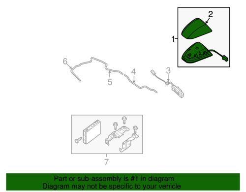 Genuine Nissan Satellite Antenna 28208-9N30A, US $365.15, image 3