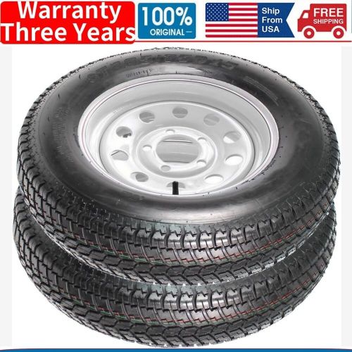 2-Pack Trailer Tire Rim ST205/75D15 15 in Load Range C 5 Lug Spoke Wheel 5X4.5", US $184.99, image 8