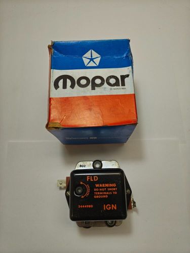 1961-1969 Chrysler Dodge Plymouth Adjustable Voltage Regulator 2444980 NOS, US $154.00, image 3