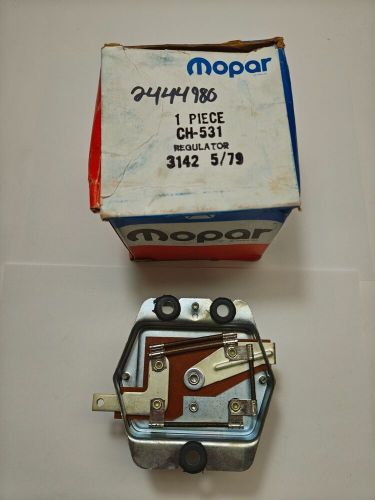 1961-1969 Chrysler Dodge Plymouth Adjustable Voltage Regulator 2444980 NOS, US $154.00, image 4