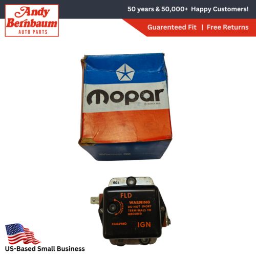 1961-1969 Chrysler Dodge Plymouth Adjustable Voltage Regulator 2444980 NOS, US $154.00, image 9