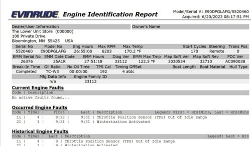 Evinrude ETec 75 90 HP Powerhead Only 26 Hours From AN AF Series 90HP Motor, US $1,400.00, image 18