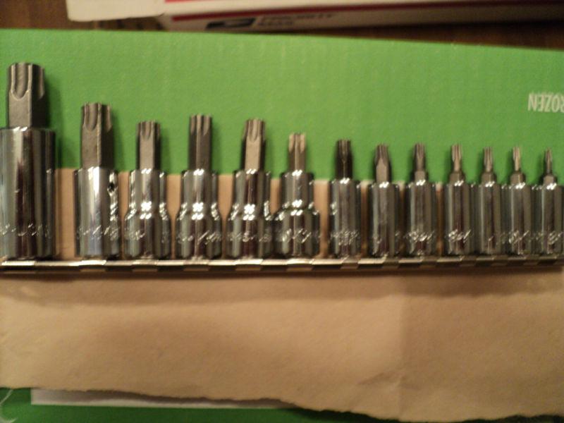 S-k tools 13 pc. torx socket set     usa