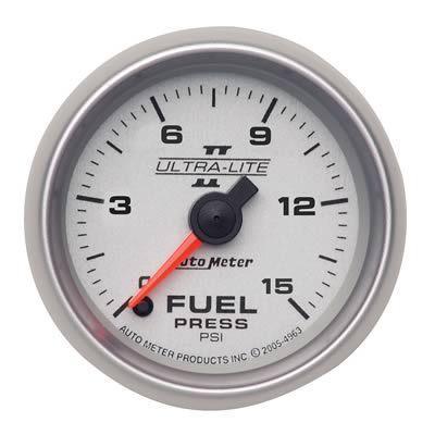 Autometer Ultra-Lite II Electrical Fuel Pressure Gauge 2 1/16