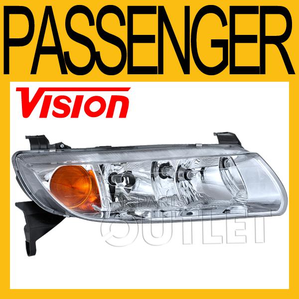 00-02 saturn ls lw2 l200 lw passenger side head lamp right replacement new r/h