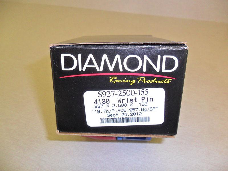 New diamond piston pins 927 2.500 sbc sbf 350 383 400 302 347 351 408 je srp