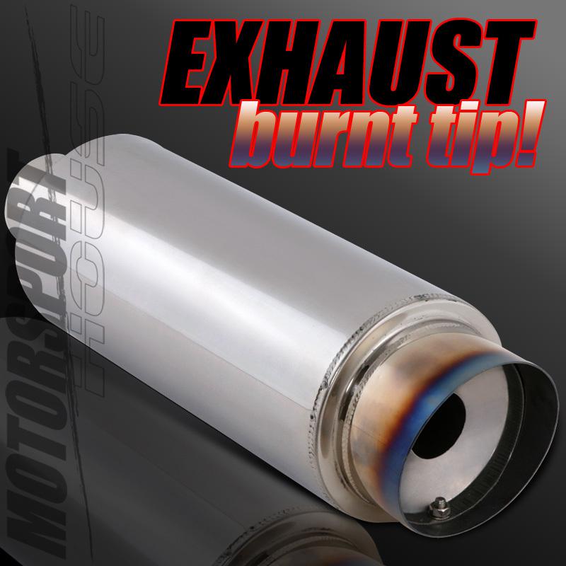 Find 4''UNIVERSAL SLANT TIP EXCHAUST MUFFLER STAINLESS STEEL W/REMOVABLE SILENCER in La Puente