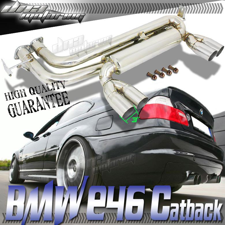 Find E46 M3 M3 DUAL TIP MUFFLER STAINLESS STEEL AXELBACK AXEL BACK