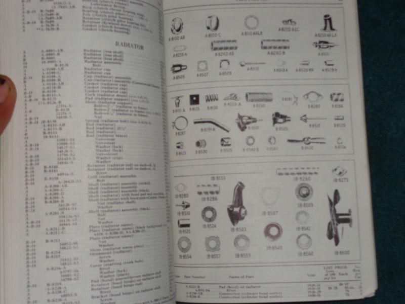 Find 19281932 FORD PARTS CATALOG / USEFUL PARTS IDENTIFICATION BOOK