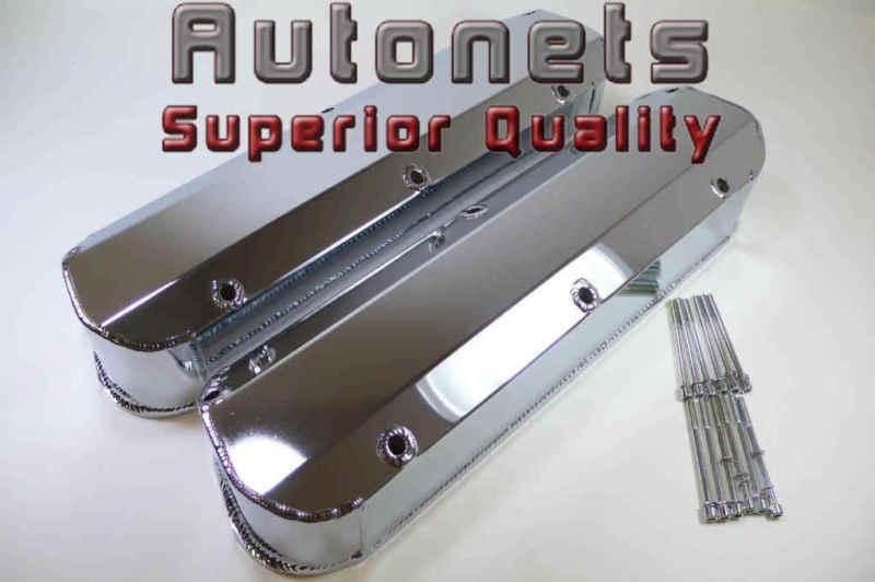 Fabricated chrome aluminum ford small block v8 260 289 302 351w 5.0l valve cover