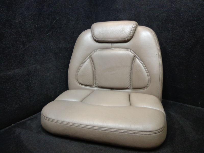Brown skeeter bass boat seat #dr10- includes 1 seat back & 1 seat bottom cushion