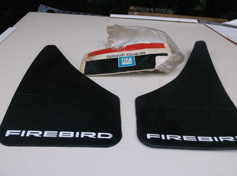 Firebird mud flaps original dealership item n.o.s.
