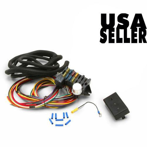 Easy wiring universal wiring harness ford chevy dodge mopar fuse panel wire 12v