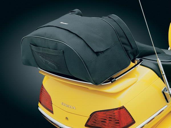 Honda goldwing harley davidson deluxe convertible luggage rack bag black 4162/so