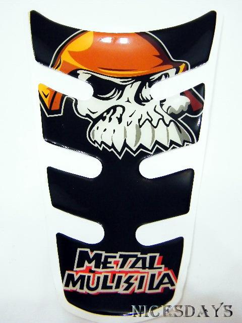 Tank pad skull motorcycle superbike gas tank protector biker gift