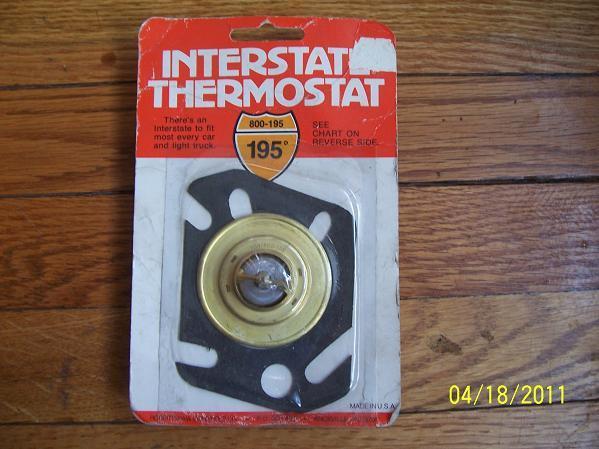 Vintage nos thermostat with gasket made in usa 