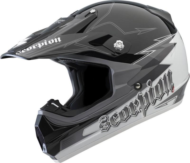 Scorpion vx-24 ampt off-road helmet - silver - xs