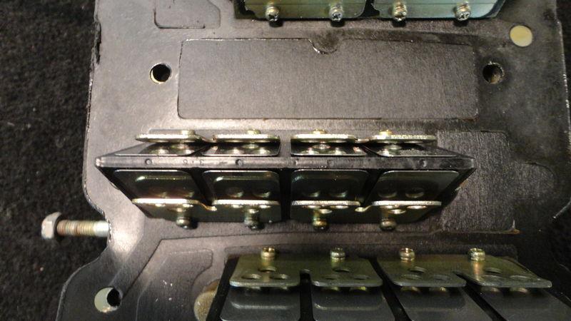 Reed block assy #11645 3 for 1999 mercury 150hp 2.5l outboard motor